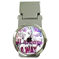 What s Meant To Be Will Always Find A Way Money Clip With Watch by SharoleneCollection