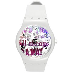 What s Meant To Be Will Always Find A Way Plastic Sport Watch (medium) by SharoleneCollection