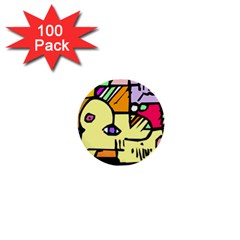 Fighting The Fog 1  Mini Button (100 Pack) by FunWithFibro