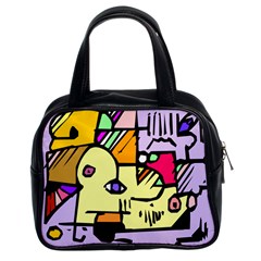 Fighting The Fog Classic Handbag (two Sides) by FunWithFibro