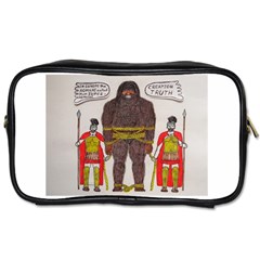 Big Foot & Romans Travel Toiletry Bag (one Side) by creationtruth