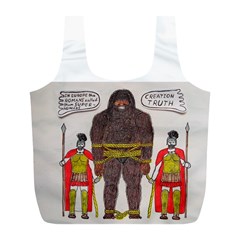 Big Foot & Romans Reusable Bag (l) by creationtruth