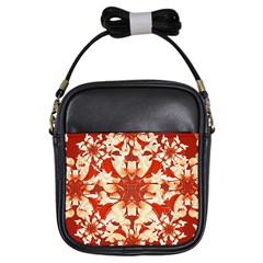 Digital Decorative Ornament Artwork Girl s Sling Bag