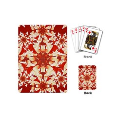 Digital Decorative Ornament Artwork Playing Cards (mini) by dflcprints