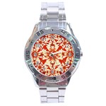 Digital Decorative Ornament Artwork Stainless Steel Watch Front