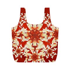 Digital Decorative Ornament Artwork Reusable Bag (m)