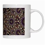 Luxury Ornament Refined Artwork White Coffee Mug Right