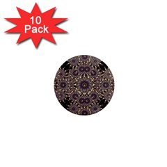 Luxury Ornament Refined Artwork 1  Mini Button Magnet (10 Pack)