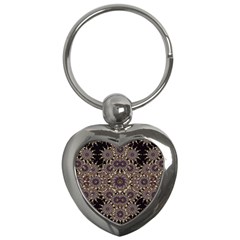 Luxury Ornament Refined Artwork Key Chain (heart) by dflcprints