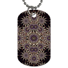 Luxury Ornament Refined Artwork Dog Tag (two-sided)  by dflcprints