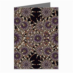 Luxury Ornament Refined Artwork Greeting Card by dflcprints