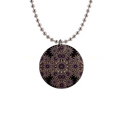 Luxury Ornament Refined Artwork Button Necklace