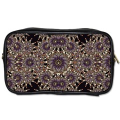 Luxury Ornament Refined Artwork Travel Toiletry Bag (one Side) by dflcprints