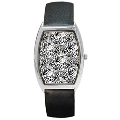  Flower Lace Tonneau Leather Watch