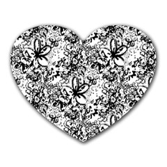  Flower Lace Mouse Pad (heart)