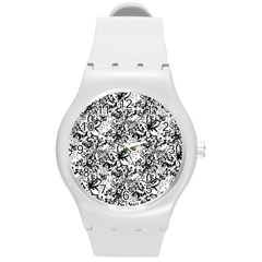  Flower Lace Plastic Sport Watch (medium)