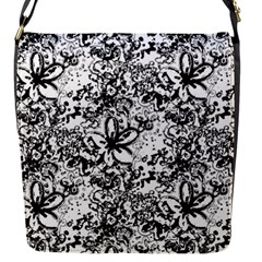  Flower Lace Flap Closure Messenger Bag (small)