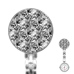  Flower Lace Stainless Steel Nurses Watch