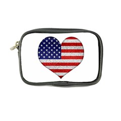 Grunge Heart Shape G8 Flags Coin Purse by dflcprints