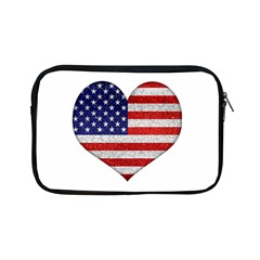 Grunge Heart Shape G8 Flags Apple Ipad Mini Zippered Sleeve by dflcprints