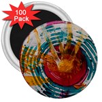 Art Therapy 3  Button Magnet (100 pack) Front