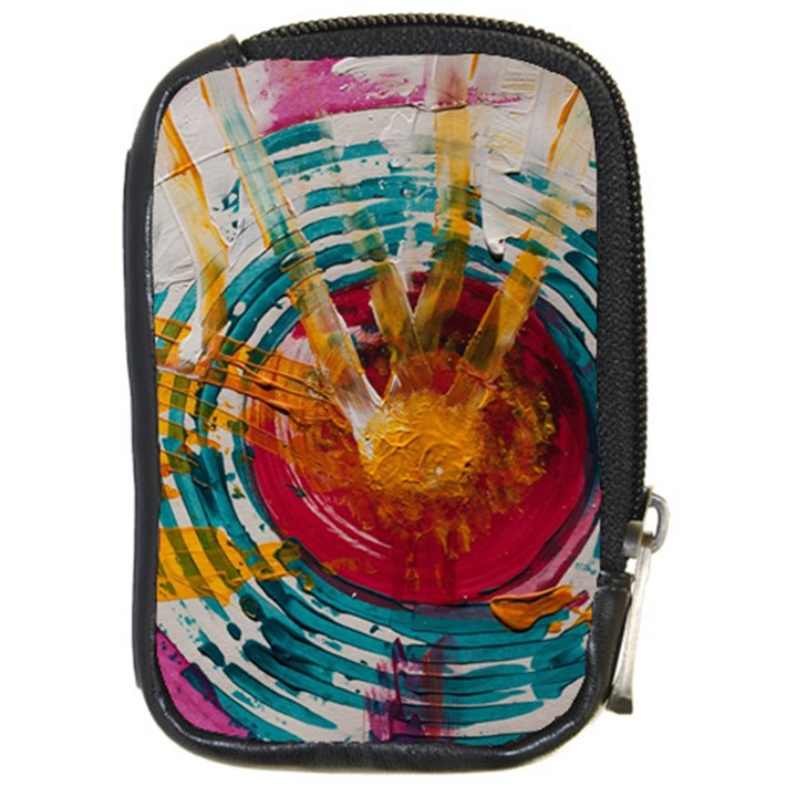 Art Therapy Compact Camera Leather Case