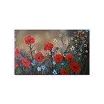 Poppy Garden Sticker 10 Pack (Rectangle) Front