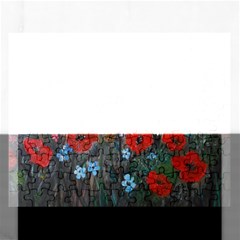 Poppy Garden Jigsaw Puzzle (rectangle)