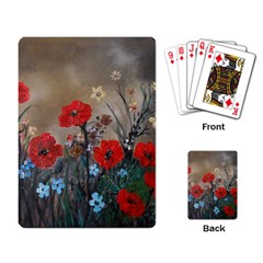 Poppy Garden Playing Cards Single Design