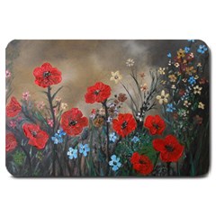 Poppy Garden Large Door Mat