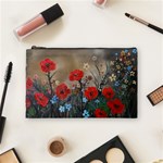 Poppy Garden Cosmetic Bag (Medium) Front