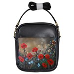 Poppy Garden Girl s Sling Bag Front