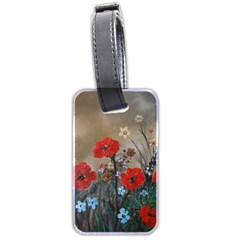 Poppy Garden Luggage Tag (two Sides) by rokinronda