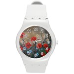 Poppy Garden Plastic Sport Watch (Medium) Front