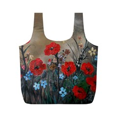 Poppy Garden Reusable Bag (m) by rokinronda