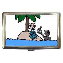 Desert Island Humor Cigarette Money Case by EricsDesignz