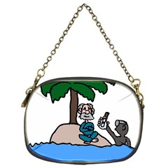 Desert Island Humor Chain Purse (one Side) by EricsDesignz