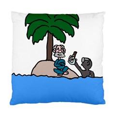 Desert Island Humor Cushion Case (two Sided)  by EricsDesignz