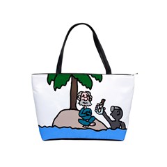 Desert Island Humor Large Shoulder Bag