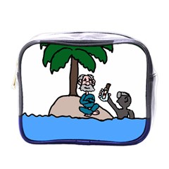 Desert Island Humor Mini Travel Toiletry Bag (one Side)