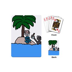 Desert Island Humor Playing Cards (mini) by EricsDesignz