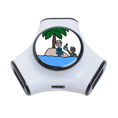 Desert Island Humor 3 Port Usb Hub