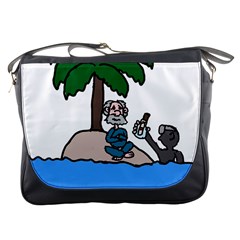 Desert Island Humor Messenger Bag