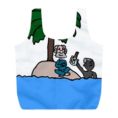 Desert Island Humor Reusable Bag (l)