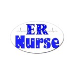 ER Nurse  Sticker (Oval) Front