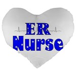 ER Nurse  19  Premium Heart Shape Cushion Back