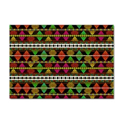 Aztec Style Pattern A4 Sticker 100 Pack by dflcprints