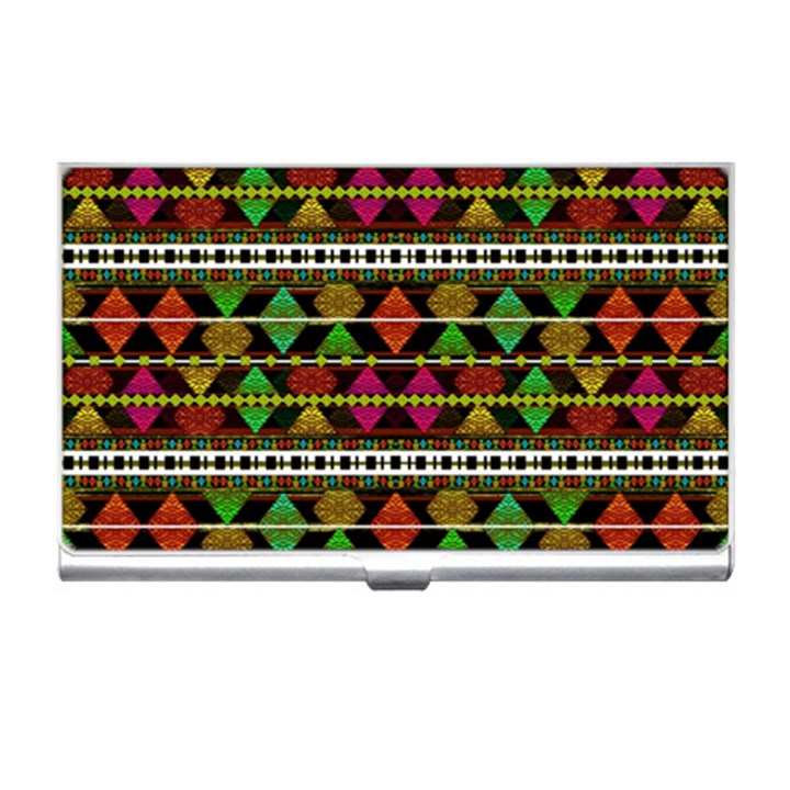 Aztec Style Pattern Business Card Holder