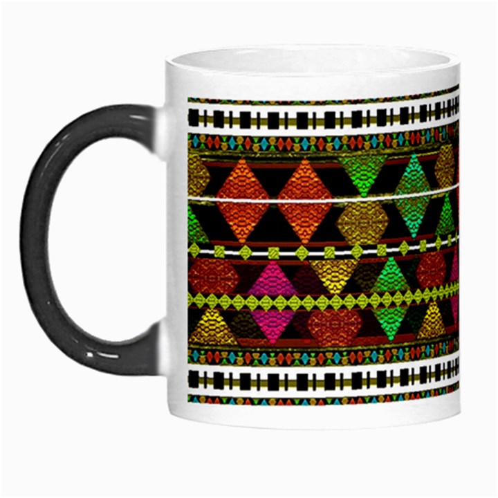 Aztec Style Pattern Morph Mug