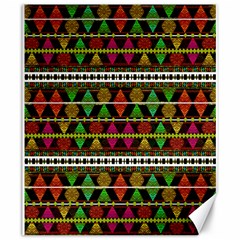 Aztec Style Pattern Canvas 20  X 24  (unframed) by dflcprints